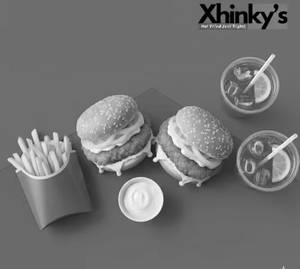 Crunchy Chicken Burger(Meal For 2)