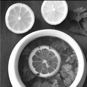 Lemon Coriender Chicken Soup