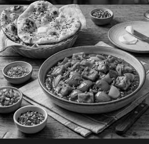 Chilly Paneer With Butter Naan
