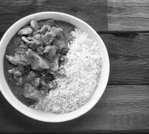 White Rice Chicken Fry