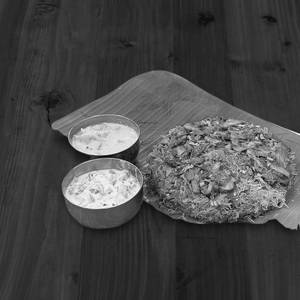 Mushroom Kothu Idiyappam