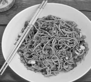 Schezwan noodles