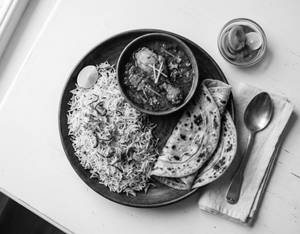 Chicken Gravy(1pc) + Biryani Rice+ 2paratha