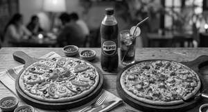 Farm House Pizza + Tandoori Paneer Pizza + Pepsi