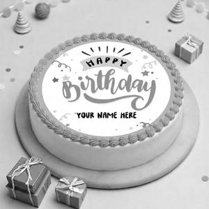 Custom Name Birthday Special Poster Cake