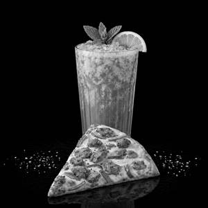 Chicken Pizza Slice+lime
