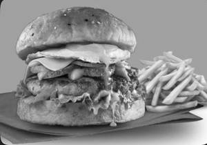 Monster Chicken Burger (served With Fries)