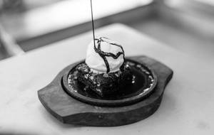 Hot Chocolate Almond Brownie