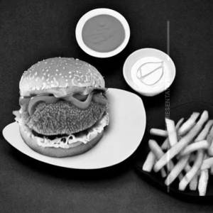 Chicken Double Cheese Burger