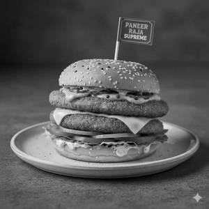 Paneer Raja Supreme Burger