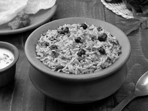 Vathal Kuzhambu Rice Bowl