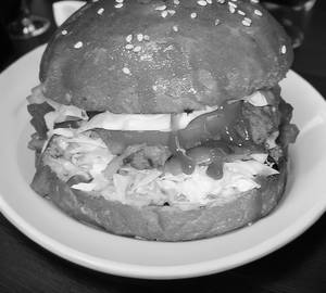 Cheese blast burger