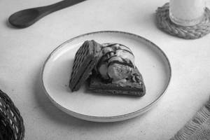 Belgian Chocolate Ice Cream Waffle