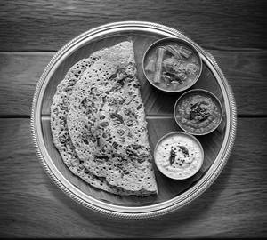 Ragi Onion Rava Dosa