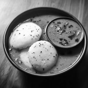 Sambar idly [1 plate]