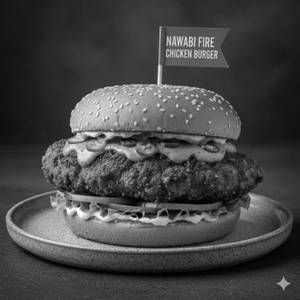 Nawabi Fire Chicken Burger