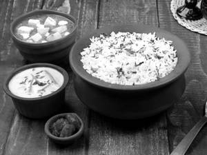 Jeera Rice Bowl with Methi Paneer Curry