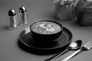 Veg. Lemon Coriander Soup (jain - Without Potato, Onion & Garlic)