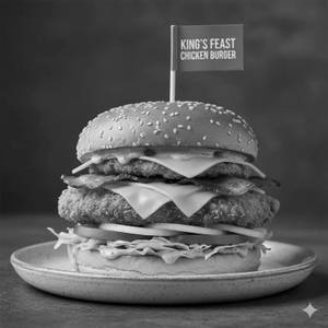 King's Feast Chicken Burger