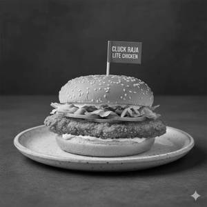 Cluck Raja Lite Chicken Burger