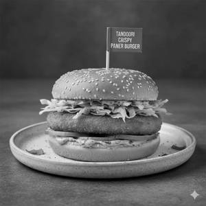 Tandoori Crispy Paneer Burger