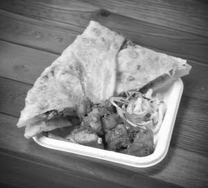 Egg Chicken Mughlai Paratha