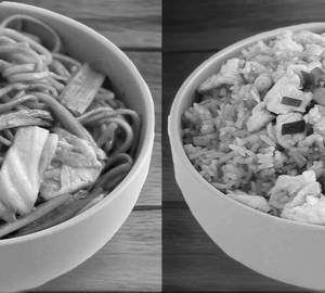 Chicken Rice+Veg chicken Chicken fried rice+VegManchuria