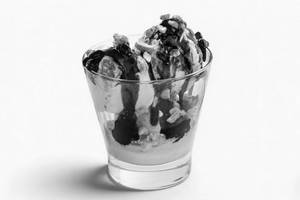 Blueberry Crunch Ice Cream Sundae