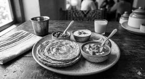 Paneer butter masala with laccha paratha [2 pieces]