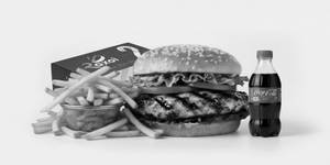 Grilled Chicken Protein Burger Combo Meal ( Burger + Fries + Coke)