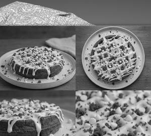 Crimson Red Velvet Waffle Cake