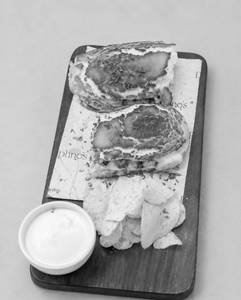 Mushroom Cheese Melt Sandwich