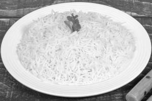 steamed rice