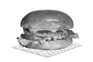 Crispy cheesy veg burger