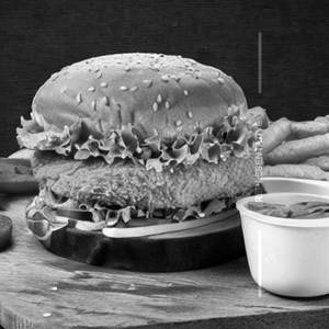 Chicken delight burger