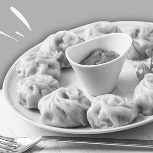 Corn & Cheese Momo (6 Pcs)