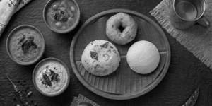Idli(1pc), Medu Vada(1pc) & Upma(100gm)