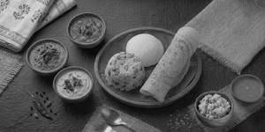 Idli(1pc), Masala Dosai(1pc) & Upma(100gm)