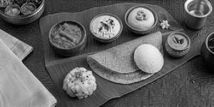 Idli(1pc), Masala Dosai(1pc) & Kesari(80gm)