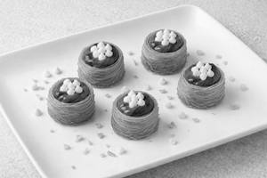 Triple Chocolate Oshe Bul Bul Kunafa Baklava