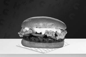 Bbq mutton burger