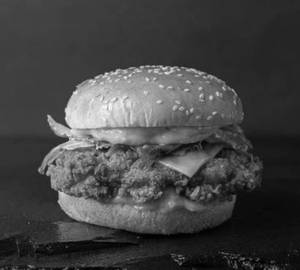 Golden crunch burger