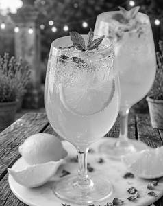 Bubble Basil Lemonade