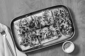 Caramelized Onion, Mushroom, Arugula & Cheese [2 pieces]