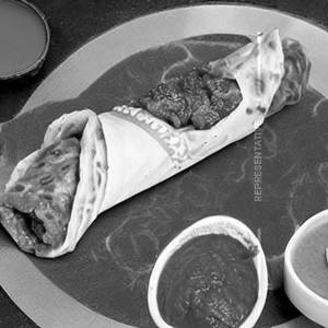 Double Egg Mutton Sheekh Roll