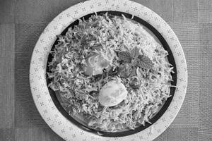 Jafran Special Egg Chicken Biriyani