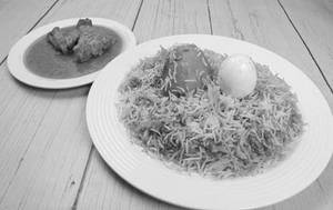 Egg Biryani [Serves1] And Chicken Chaap
