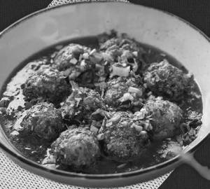 Veg hot garlic manchurian