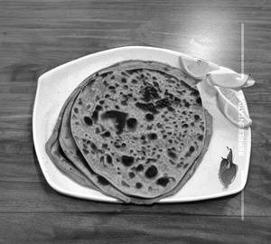 Chilly paratha red