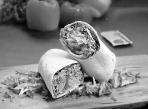 Cheesy Veggie Wrap